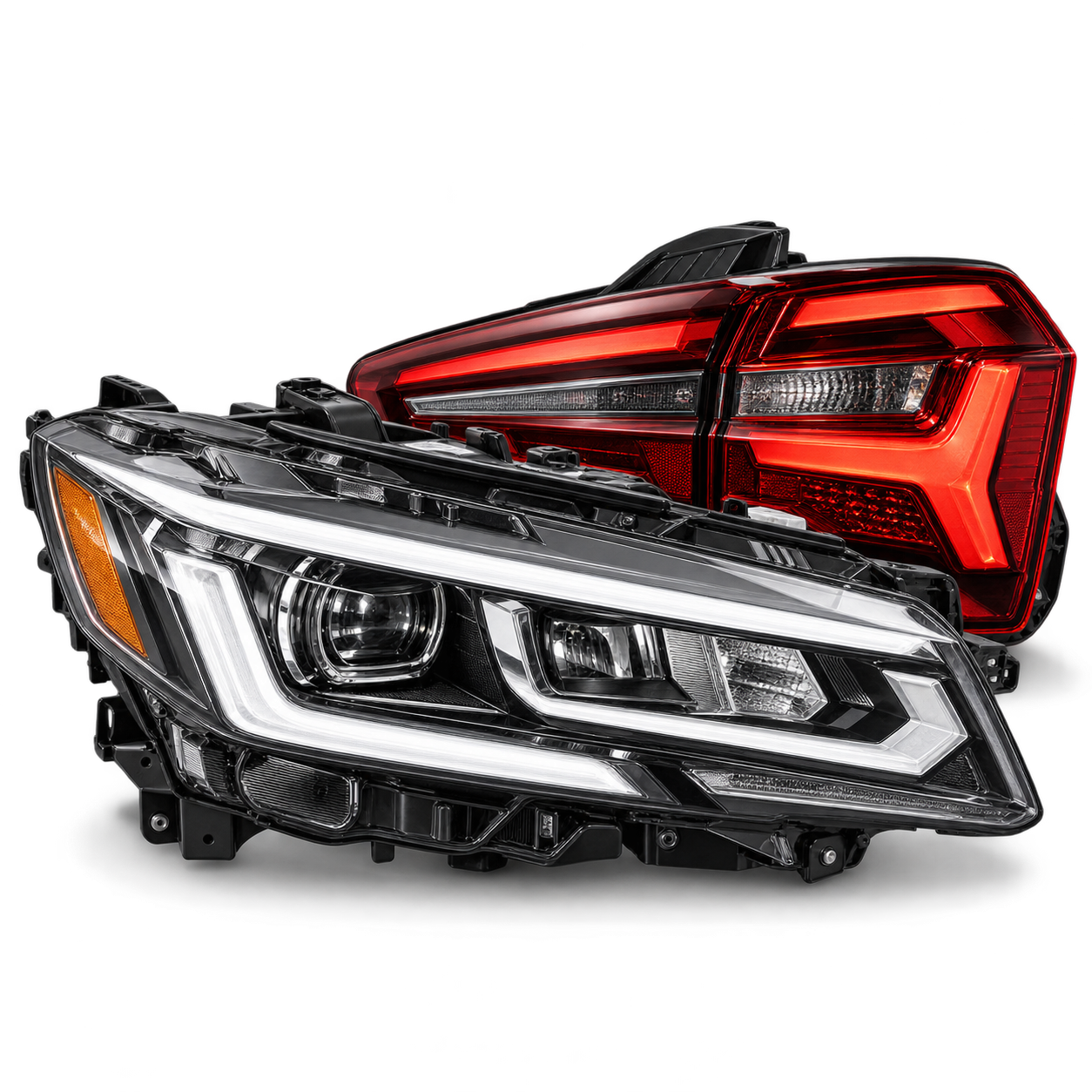Headlights and taillights